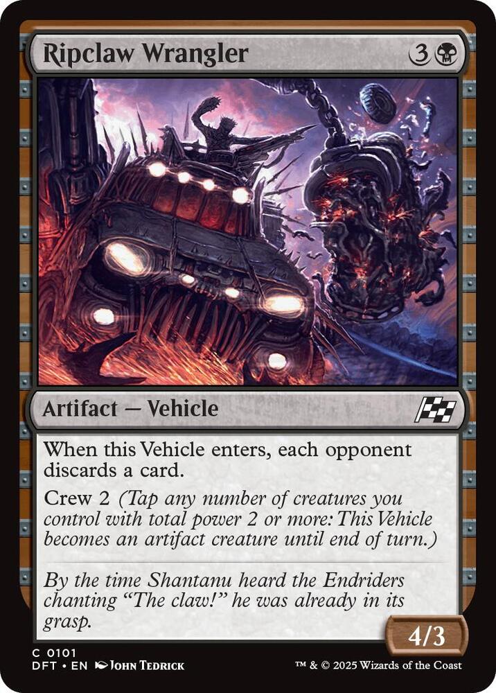 Ripclaw Wrangler 101 card from Aetherdrift