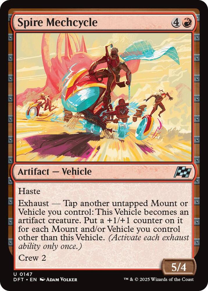 Spire Mechcycle 147 card from Aetherdrift