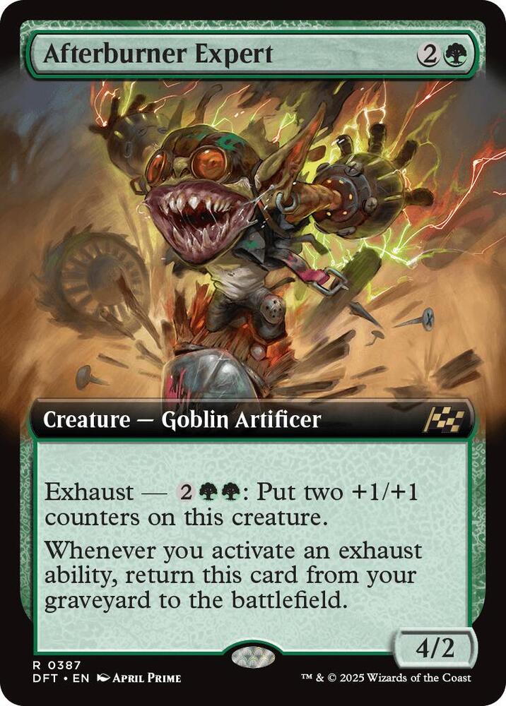 Afterburner Expert (Extended Art) 387 card from Aetherdrift