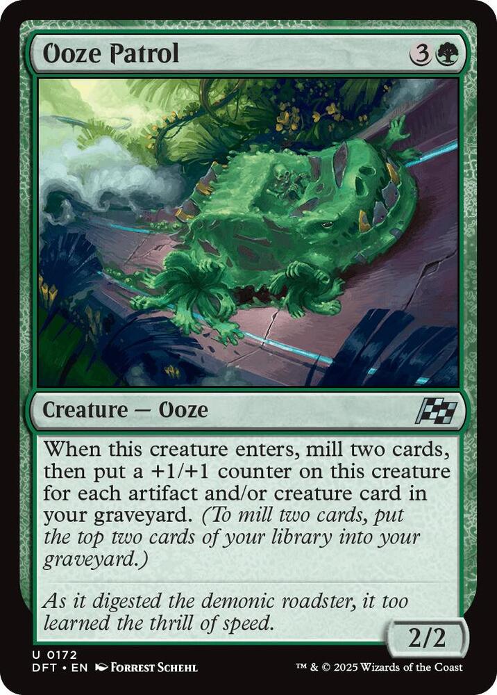 Ooze Patrol 172 card from Aetherdrift