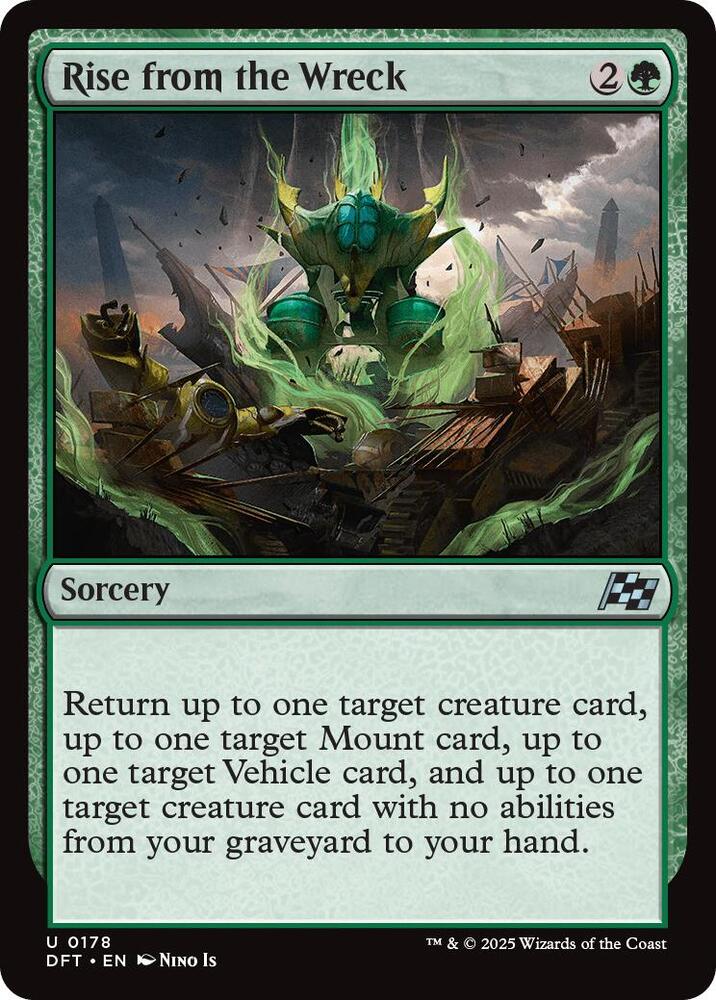 Rise from the Wreck 178 card from Aetherdrift