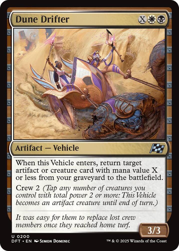 Dune Drifter 200 card from Aetherdrift