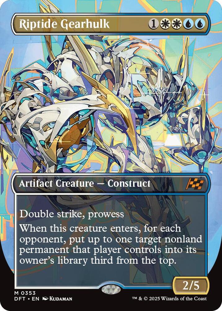 Riptide Gearhulk (Borderless) 353 card from Aetherdrift