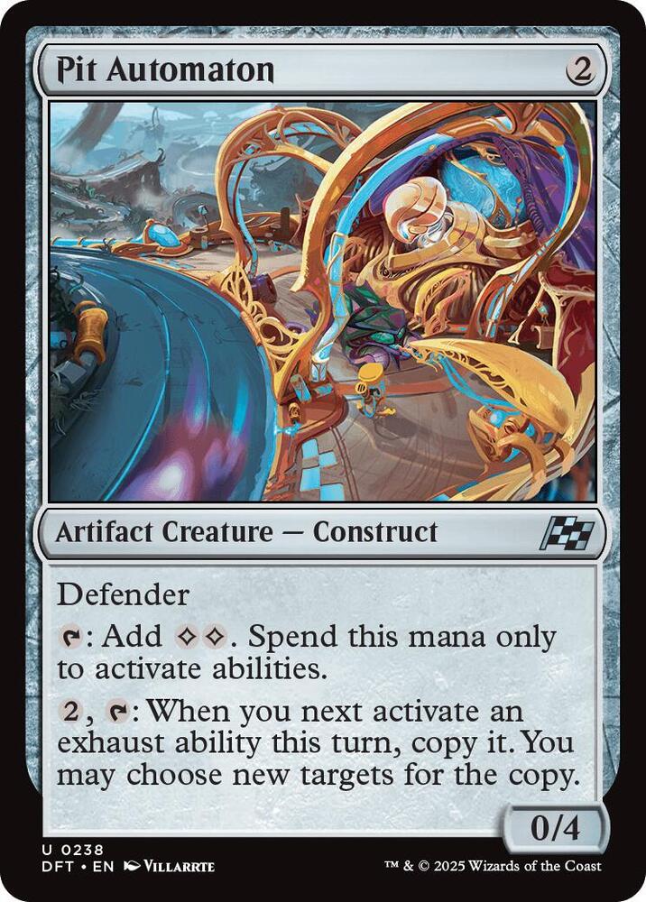 Pit Automaton 238 card from Aetherdrift