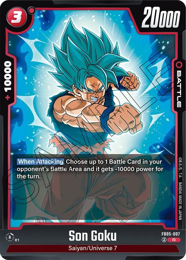 Son Goku FB05-007 card from New Adventure