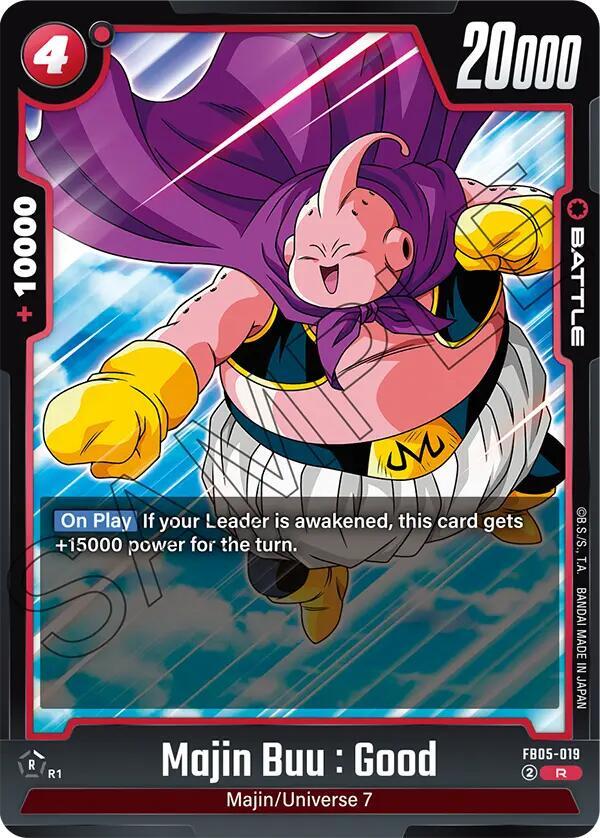 Majin Buu : Good FB05-019 card from New Adventure