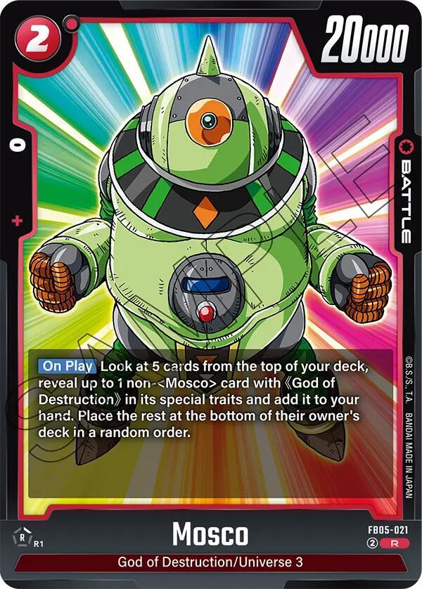 Mosco FB05-021 card from New Adventure