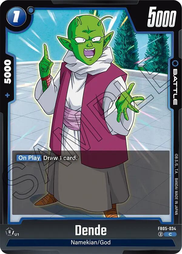 Dende FB05-034 card from New Adventure