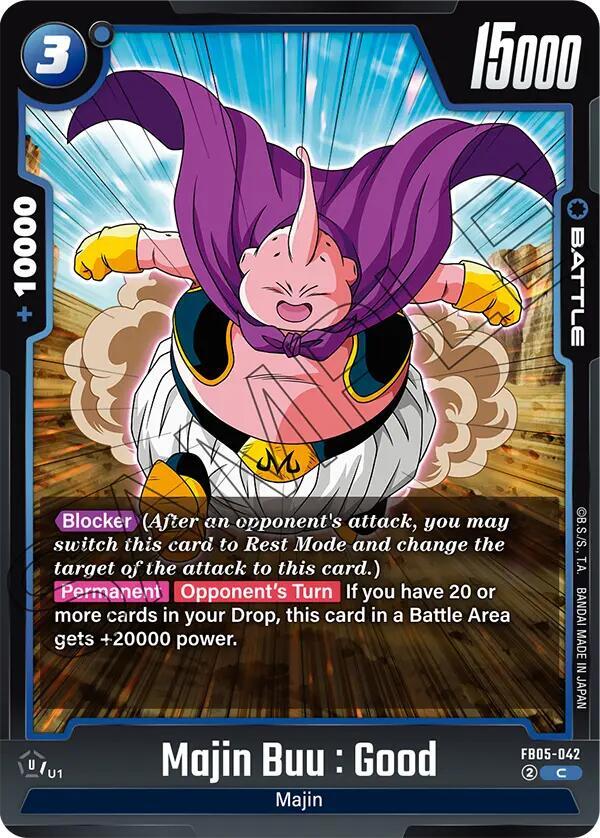 Majin Buu : Good FB05-042 card from New Adventure