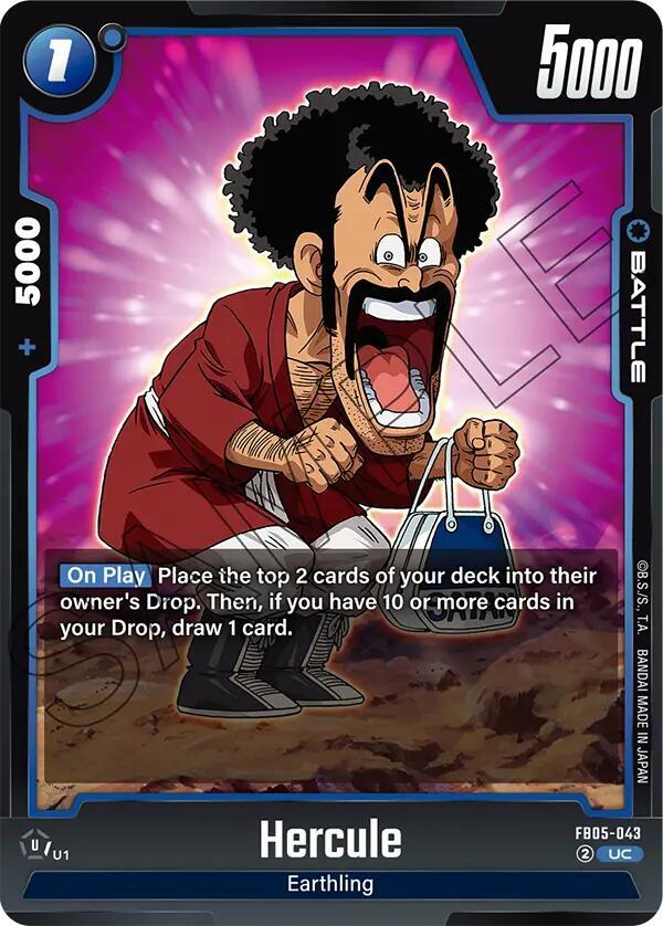 Hercule FB05-043 card from New Adventure