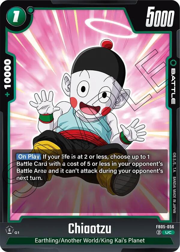 Chiaotzu FB05-056 card from New Adventure