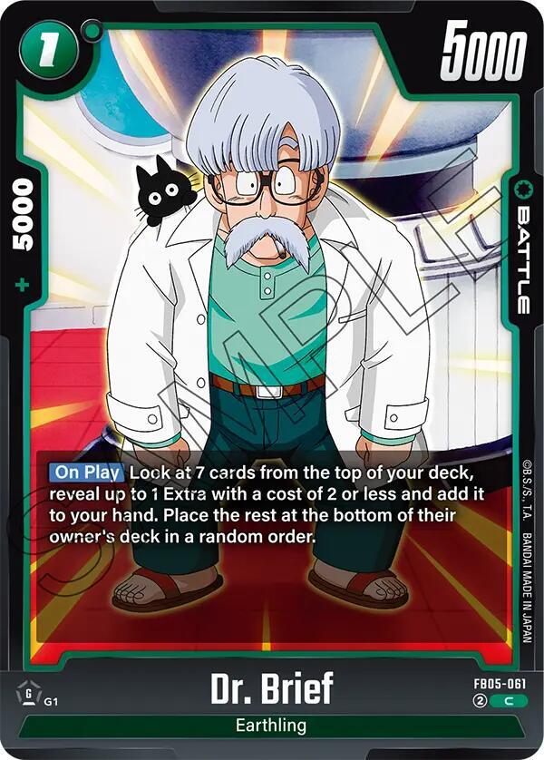 Dr. Brief FB05-061 card from New Adventure