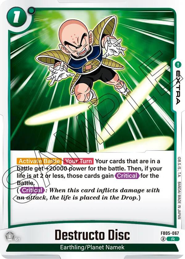 Destructo Disc FB05-067 card from New Adventure