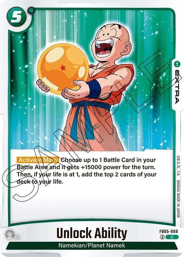 Unlock Ability FB05-068 card from New Adventure