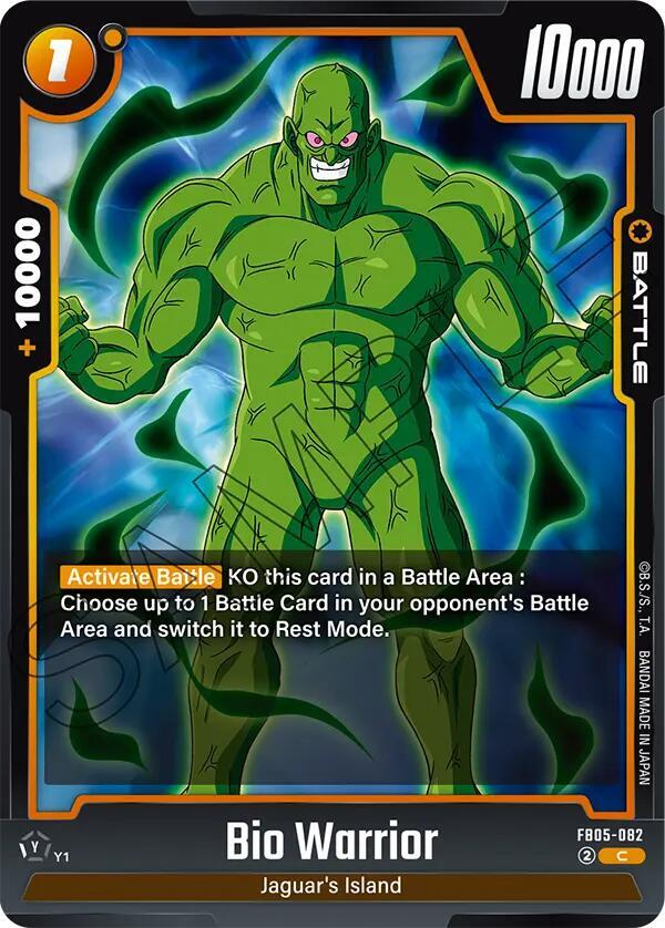 Bio Warrior FB05-082 card from New Adventure
