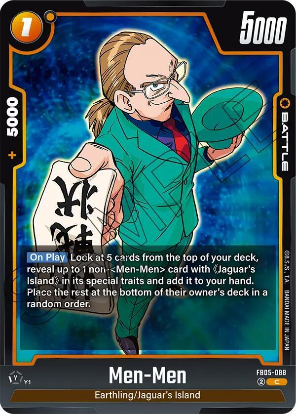Men-Men FB05-088 card from New Adventure