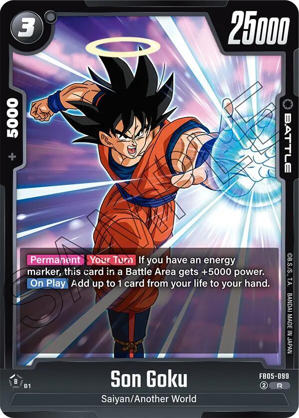 Son Goku FB05-099 card from New Adventure