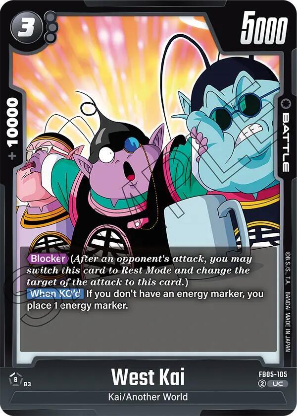 West Kai FB05-105 card from New Adventure