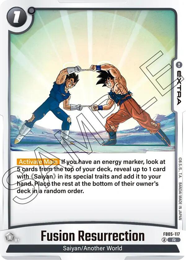 Fusion Resurrection FB05-117 card from New Adventure