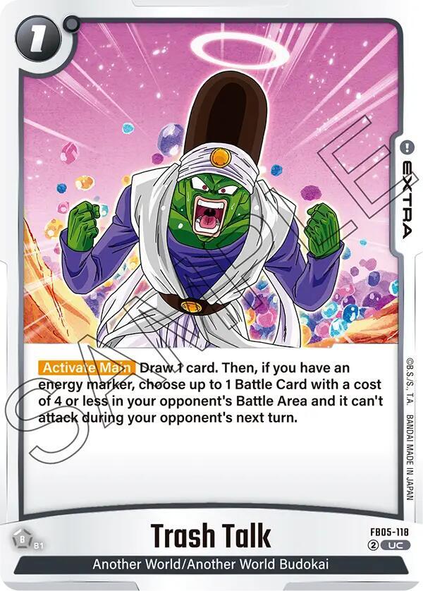 Trash Talk FB05-118 card from New Adventure
