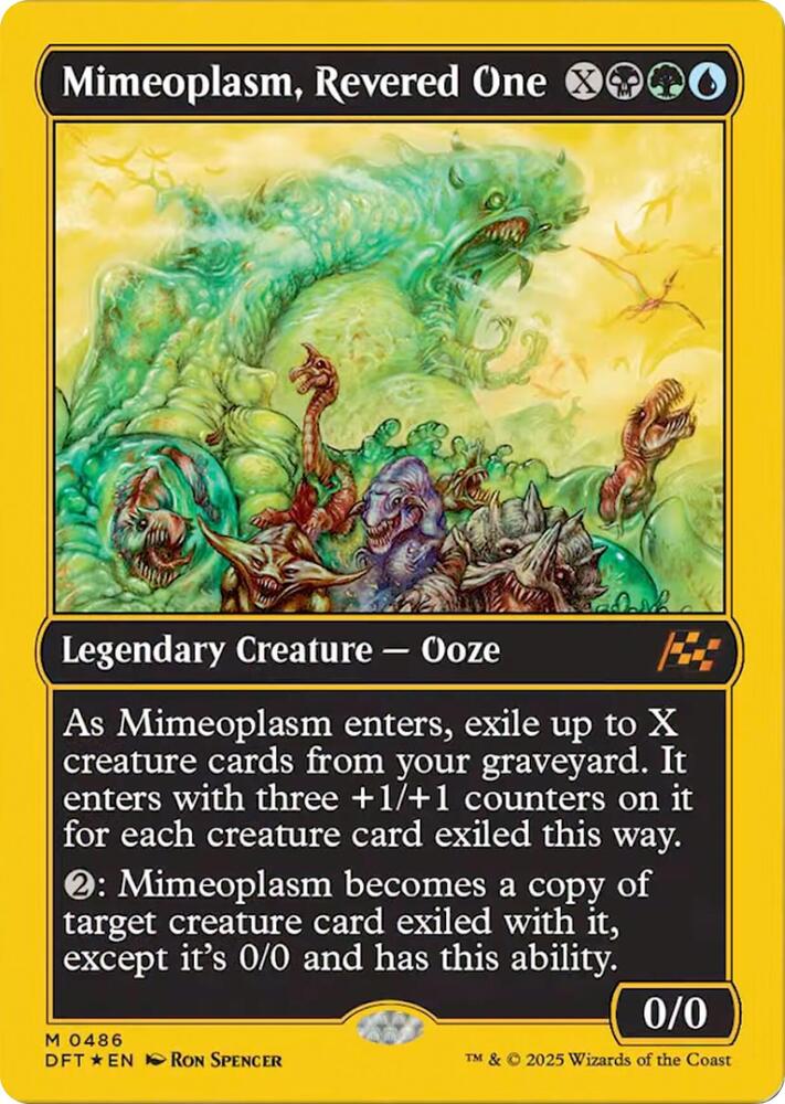 Mimeoplasm, Revered One (First-Place Foil) 486 card from Aetherdrift