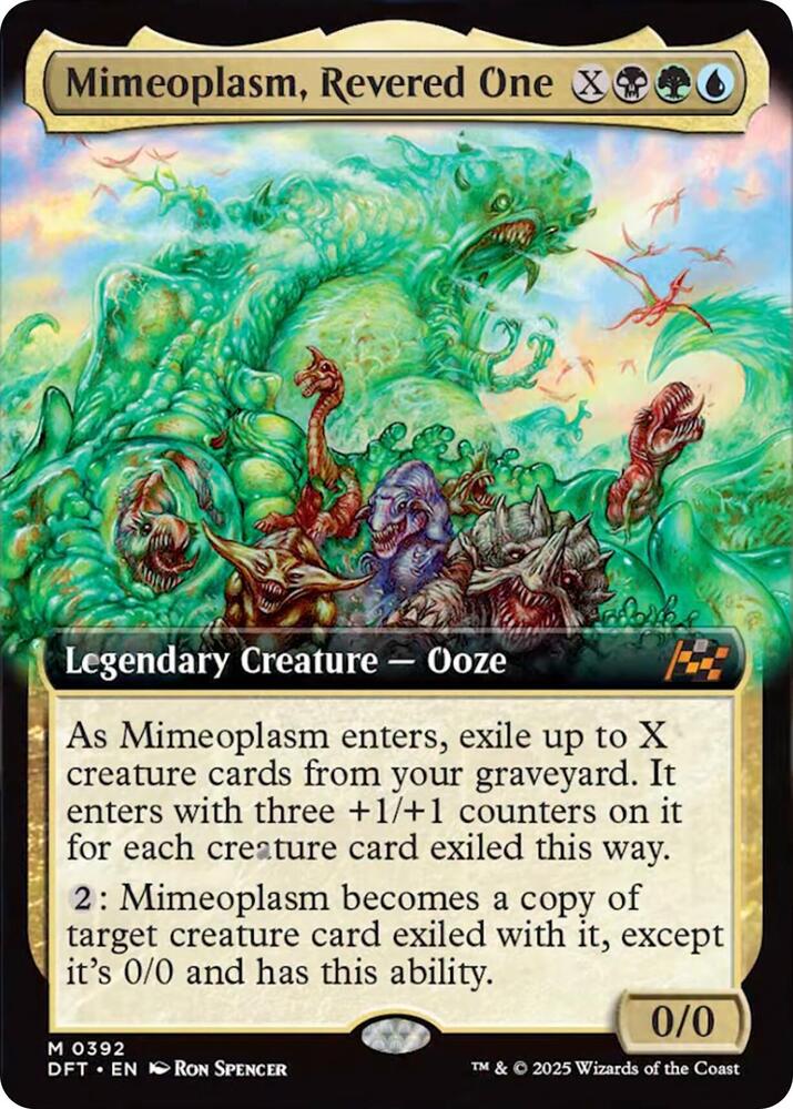 Mimeoplasm, Revered One (Extended Art) 392 card from Aetherdrift