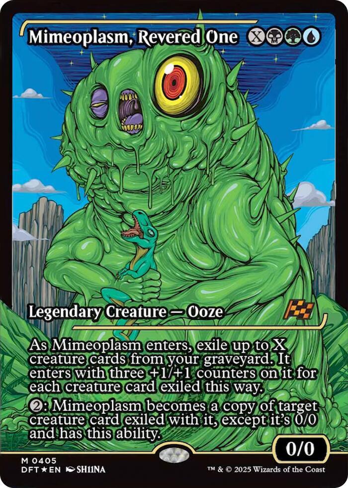 Mimeoplasm, Revered One (Showcase) 405 card from Aetherdrift