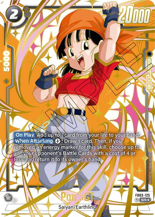 Pan : GT (Alternate Art) FB03-125 card from Raging Roar Alternate Art Reprints