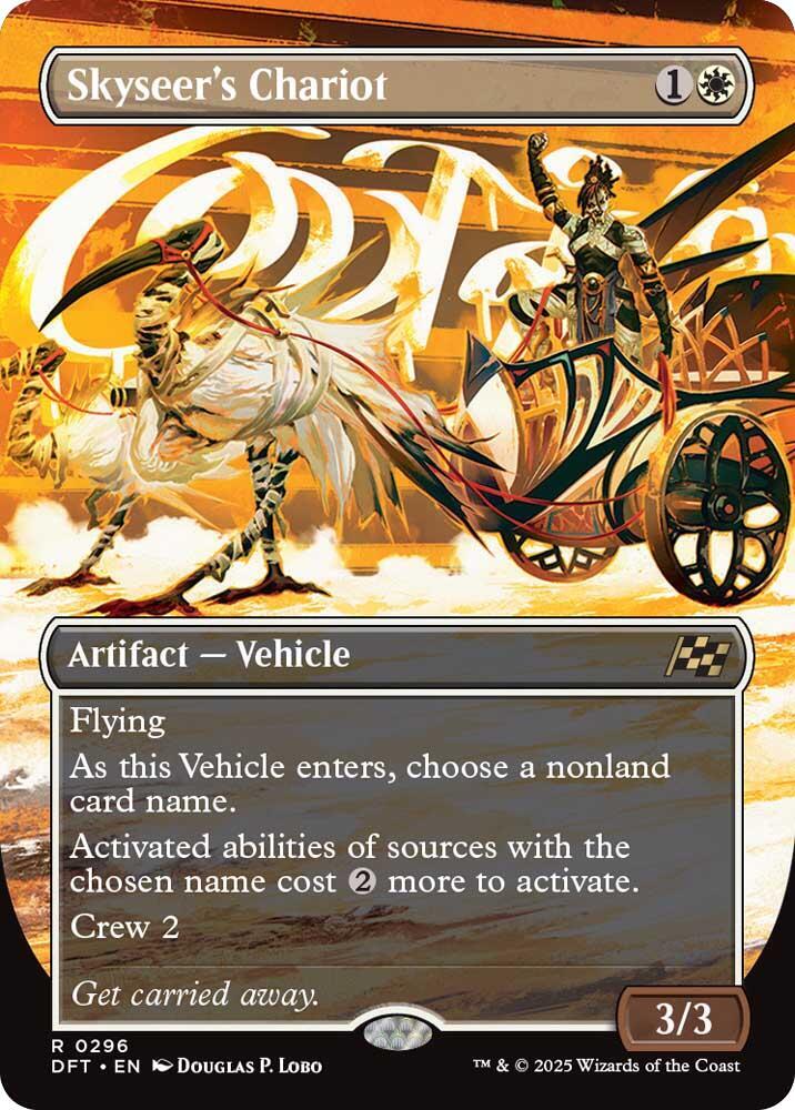 Skyseer's Chariot (Borderless) 296 card from Aetherdrift