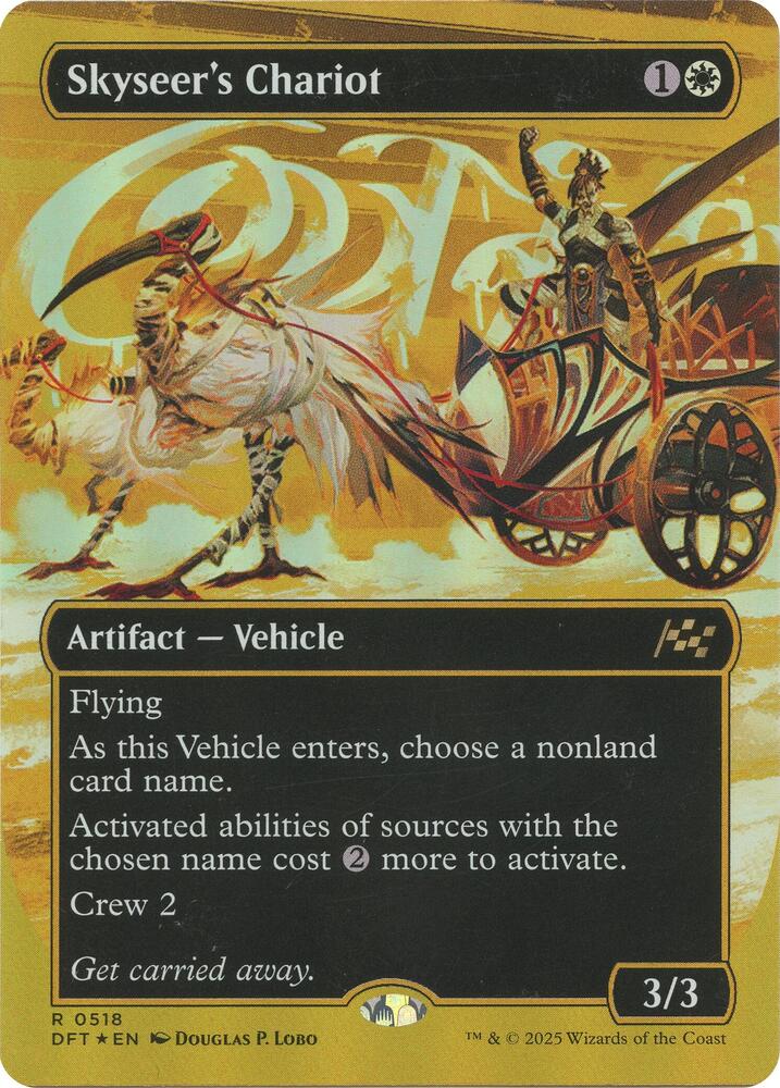 Skyseer's Chariot (Borderless) (First-Place Foil) 518 card from Aetherdrift