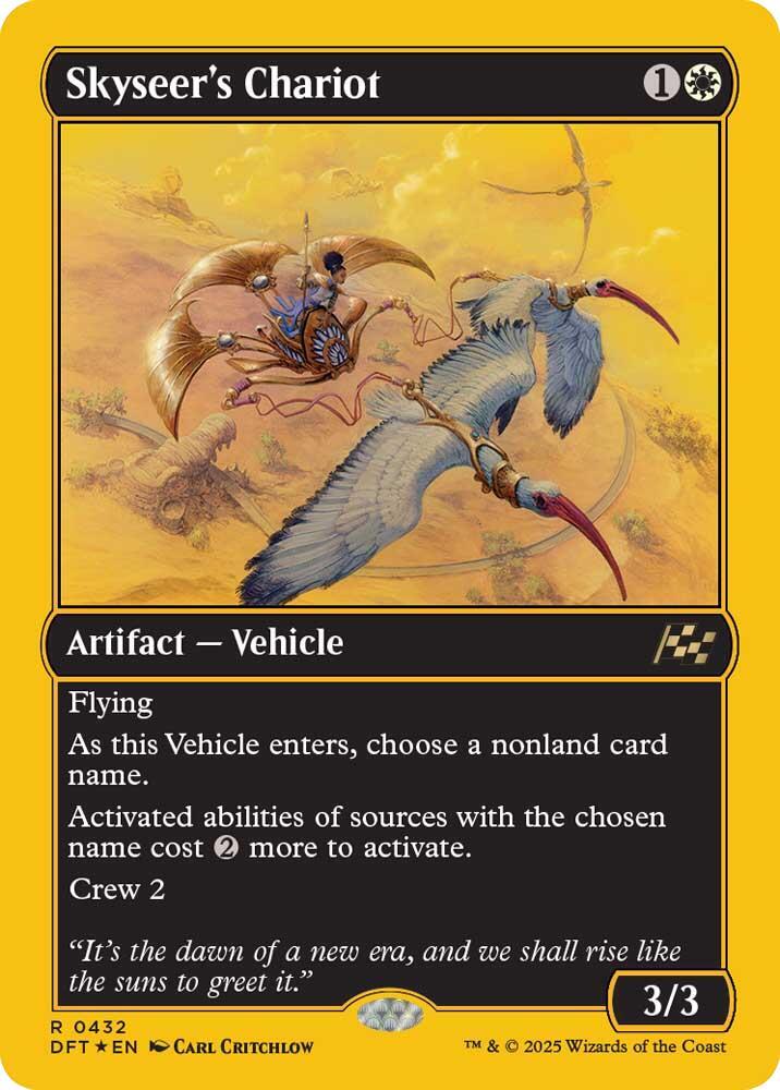 Skyseer's Chariot (First-Place Foil) 432 card from Aetherdrift
