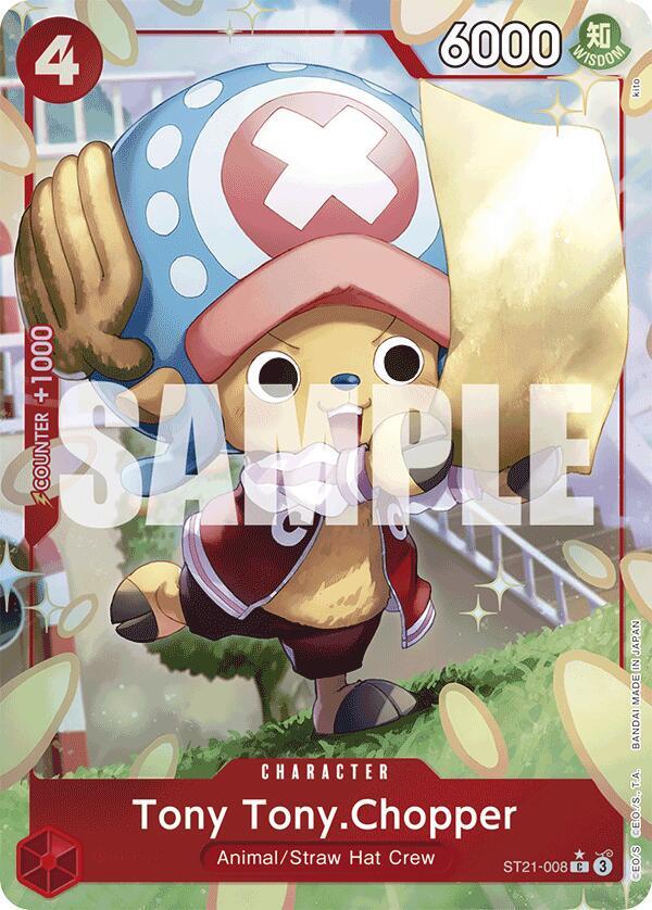 Tony Tony.Chopper (Parallel) ST21-008 card from Starter Deck EX: Gear 5