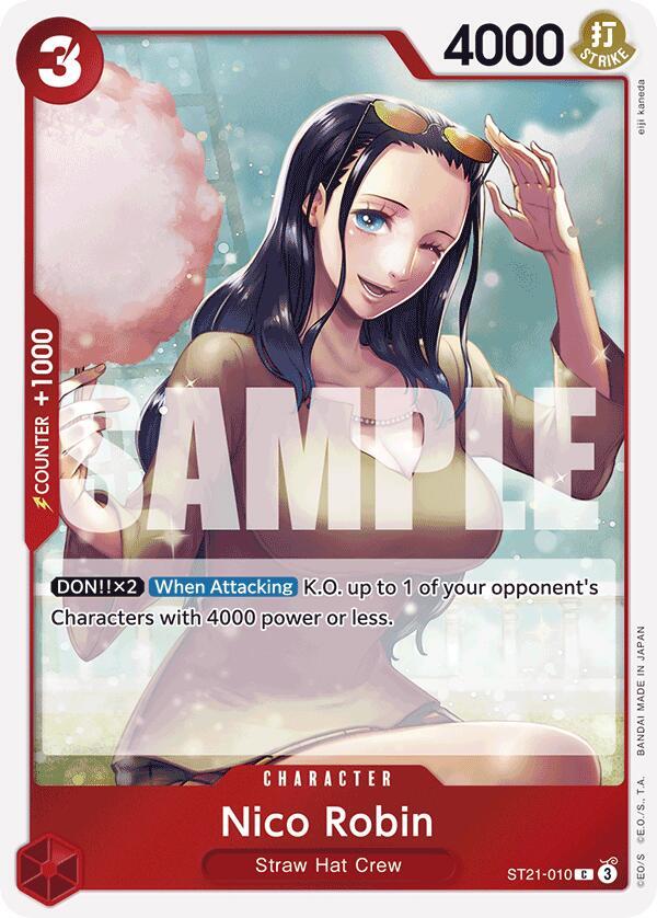 Nico Robin ST21-010 card from Starter Deck EX: Gear 5