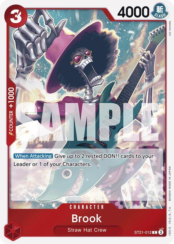 Brook ST21-012 card from Starter Deck EX: Gear 5