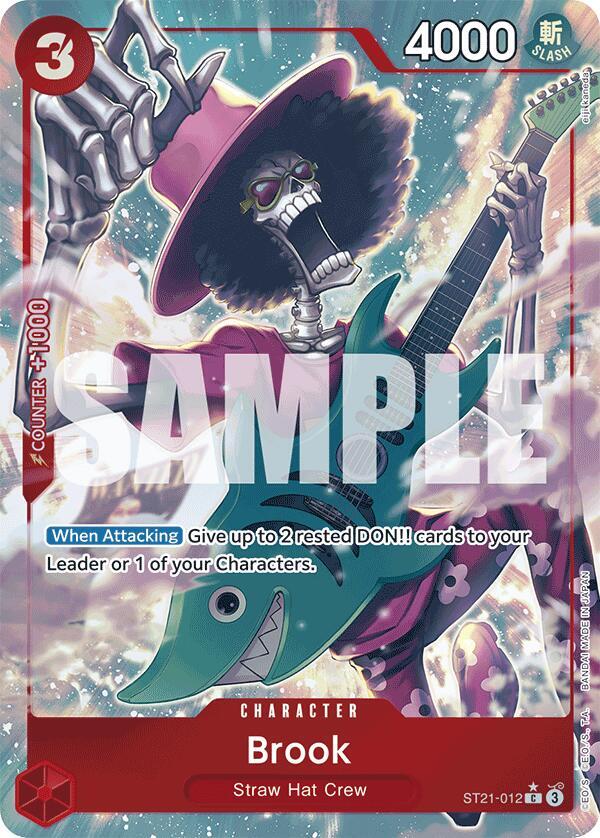 Brook (Parallel) ST21-012 card from Starter Deck EX: Gear 5