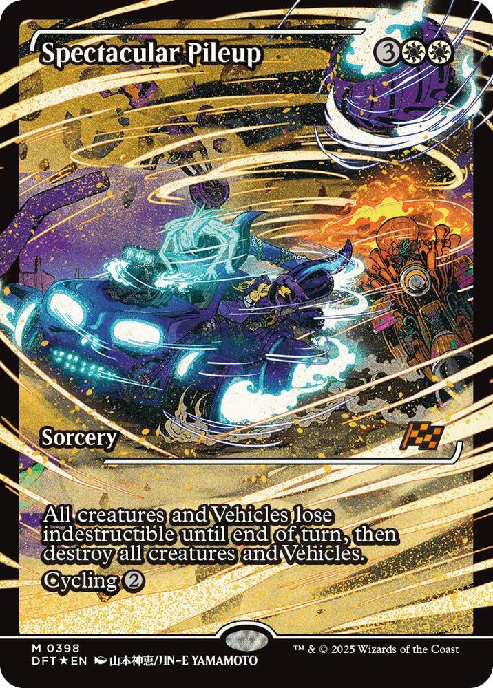 Spectacular Pileup (Showcase) 398 card from Aetherdrift