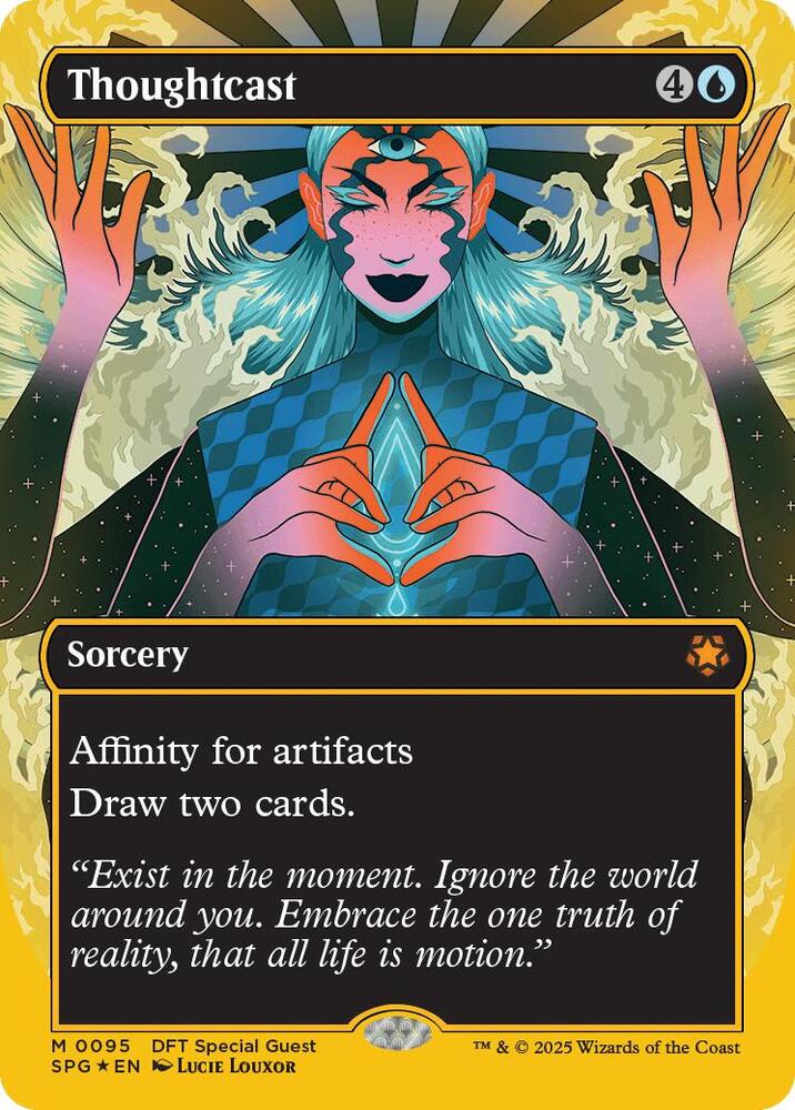 Thoughtcast (Borderless) (First-Place Foil) 95 card from Special Guests