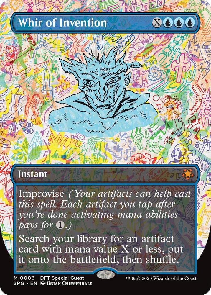 Whir of Invention (Borderless) 86 card from Special Guests