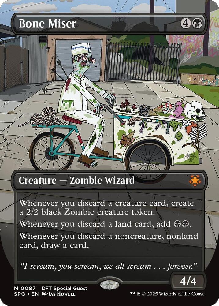 Bone Miser (Borderless) 87 card from Special Guests