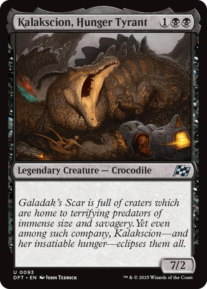Kalakscion, Hunger Tyrant 93 card from Aetherdrift