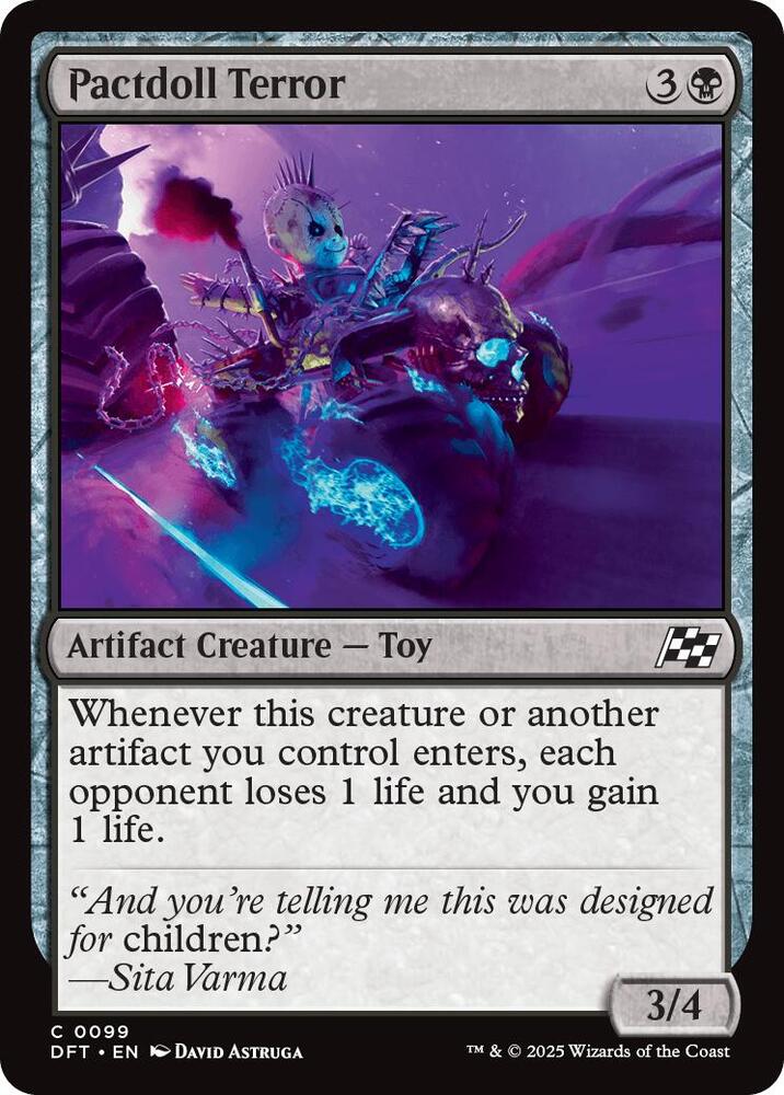 Pactdoll Terror 99 card from Aetherdrift