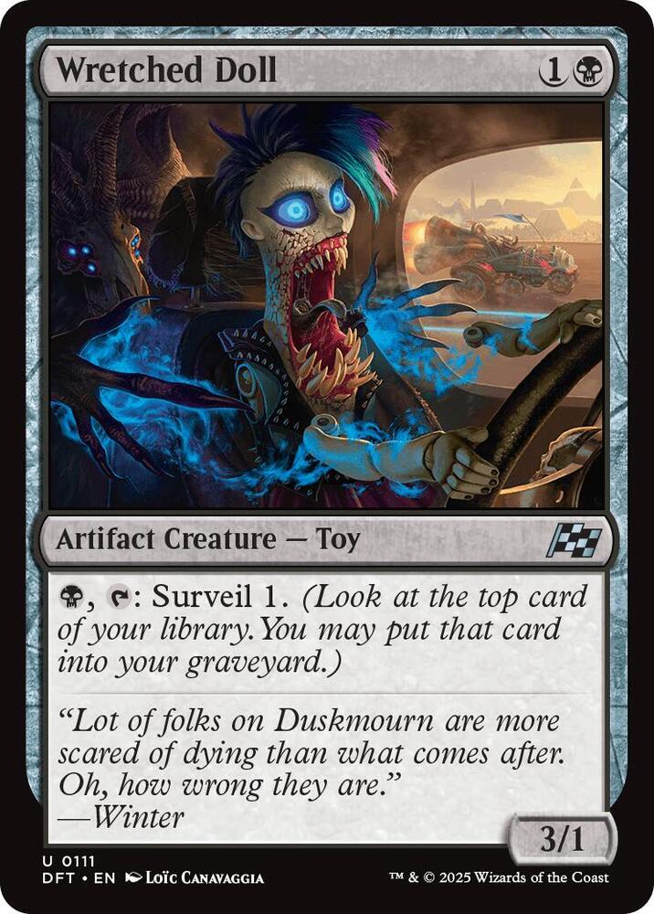 Wretched Doll 111 card from Aetherdrift