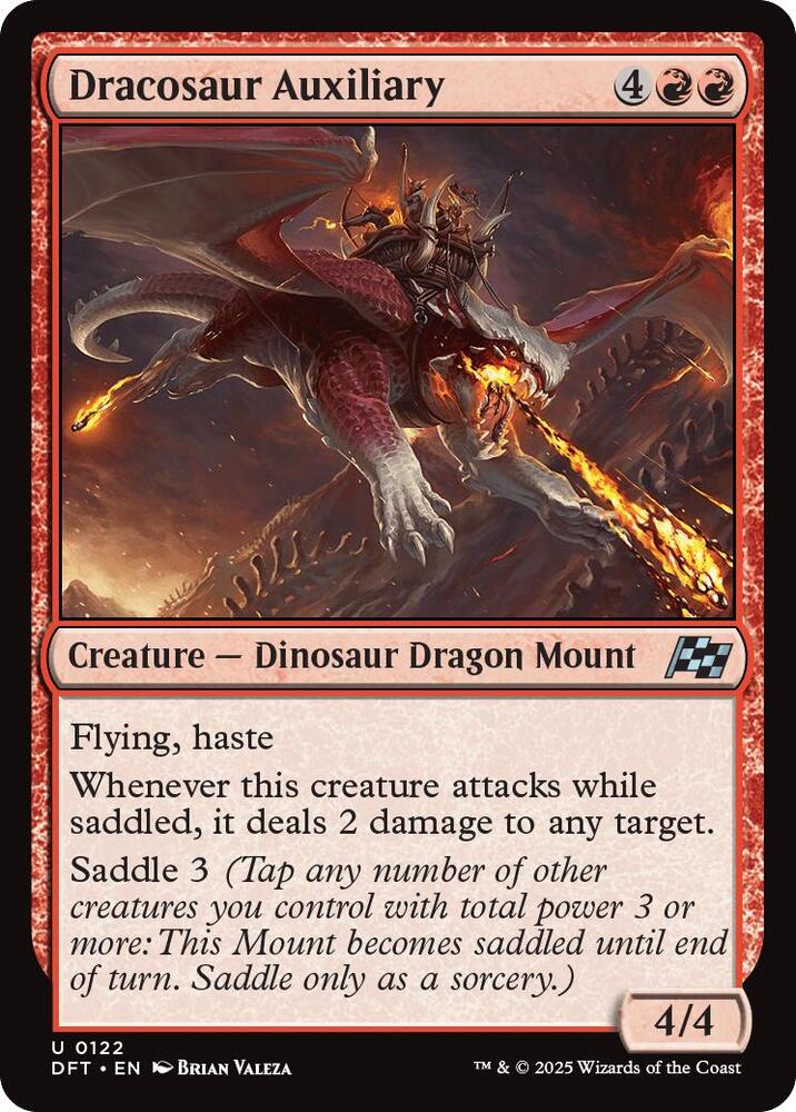 Dracosaur Auxiliary 122 card from Aetherdrift