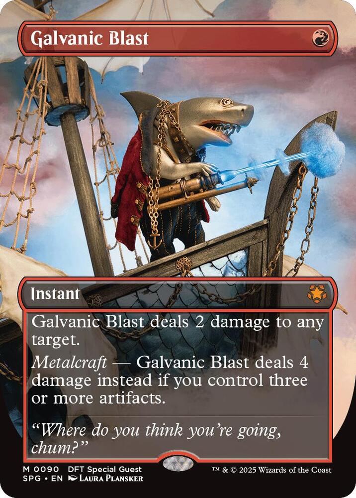 Galvanic Blast (Borderless) 90 card from Special Guests