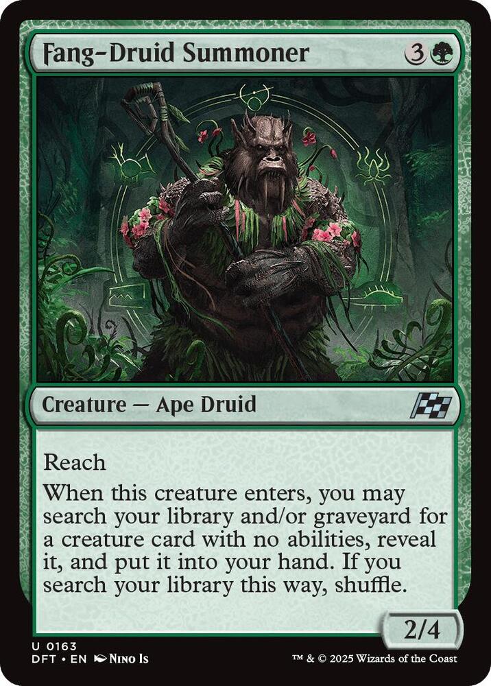 Fang-Druid Summoner 163 card from Aetherdrift