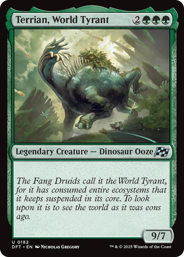 Terrian, World Tyrant 182 card from Aetherdrift