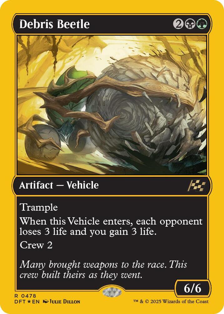 Debris Beetle (First-Place Foil) 478 card from Aetherdrift