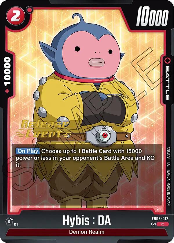 Hybis : DA FB05-012 card from New Adventure Release Event Cards