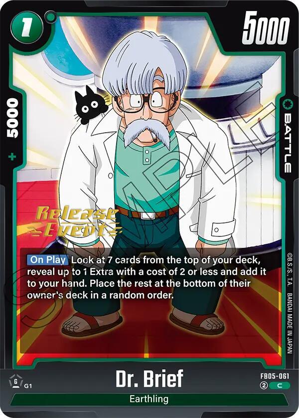 Dr. Brief FB05-061 card from New Adventure Release Event Cards