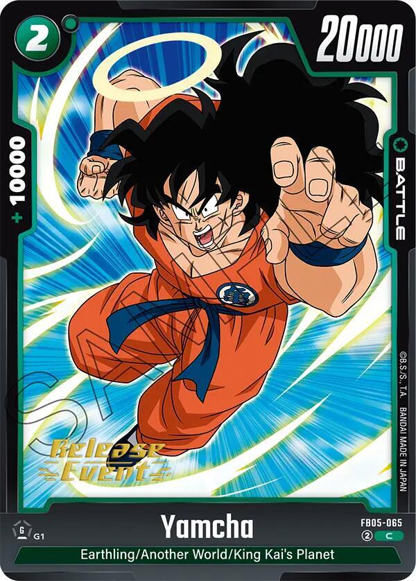 Yamcha FB05-065 card from New Adventure Release Event Cards